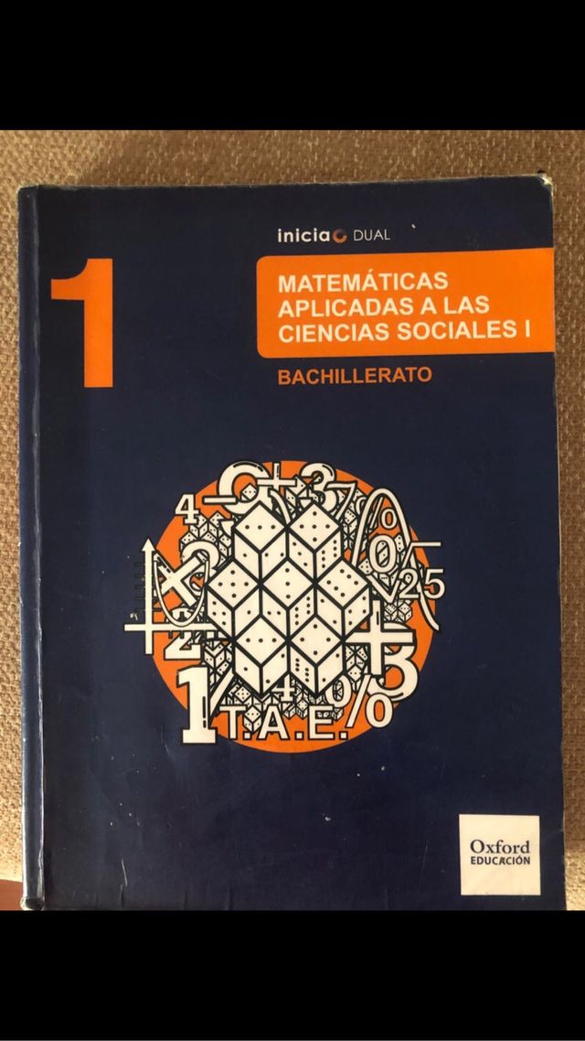 Libro matemáticas aplicadas 1 bachillerato