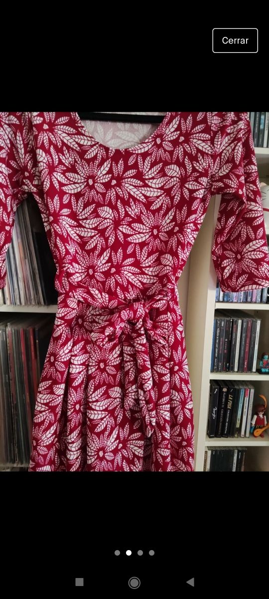 Vestido midi  vintage