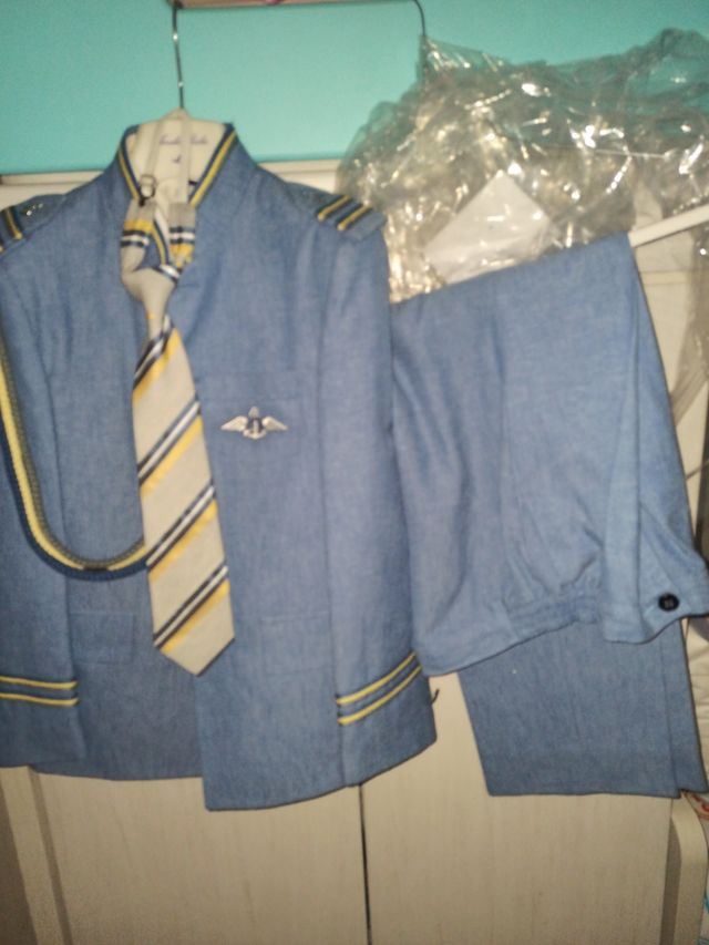 Traje comunión niño almirante azul 