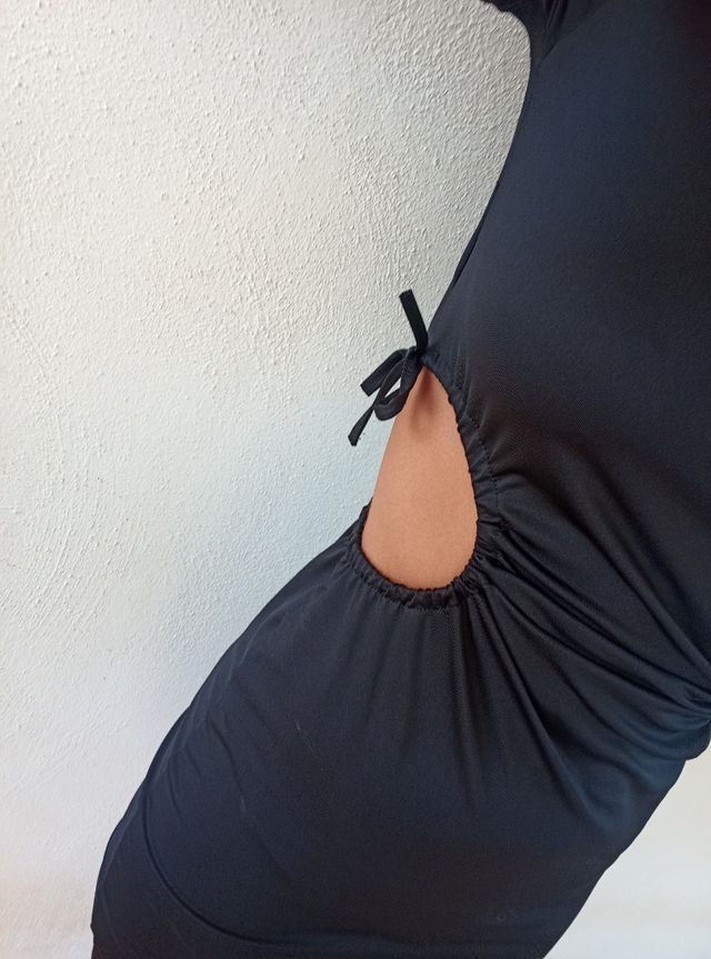 vestito nero divided h&m nuovo