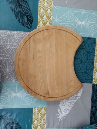 UPKOCH Tablas de cortar de madera para cocina, tabla de cortar grande para servir de doble cara, preparación de comidas, bloque de cortar para el hogar para pan y verduras UPKOCH Tablas de cortar de madera para cocina, tabla de cortar grande para servir de doble cara, preparación de comidas, bloque de cortar para el hogar para pan y verduras