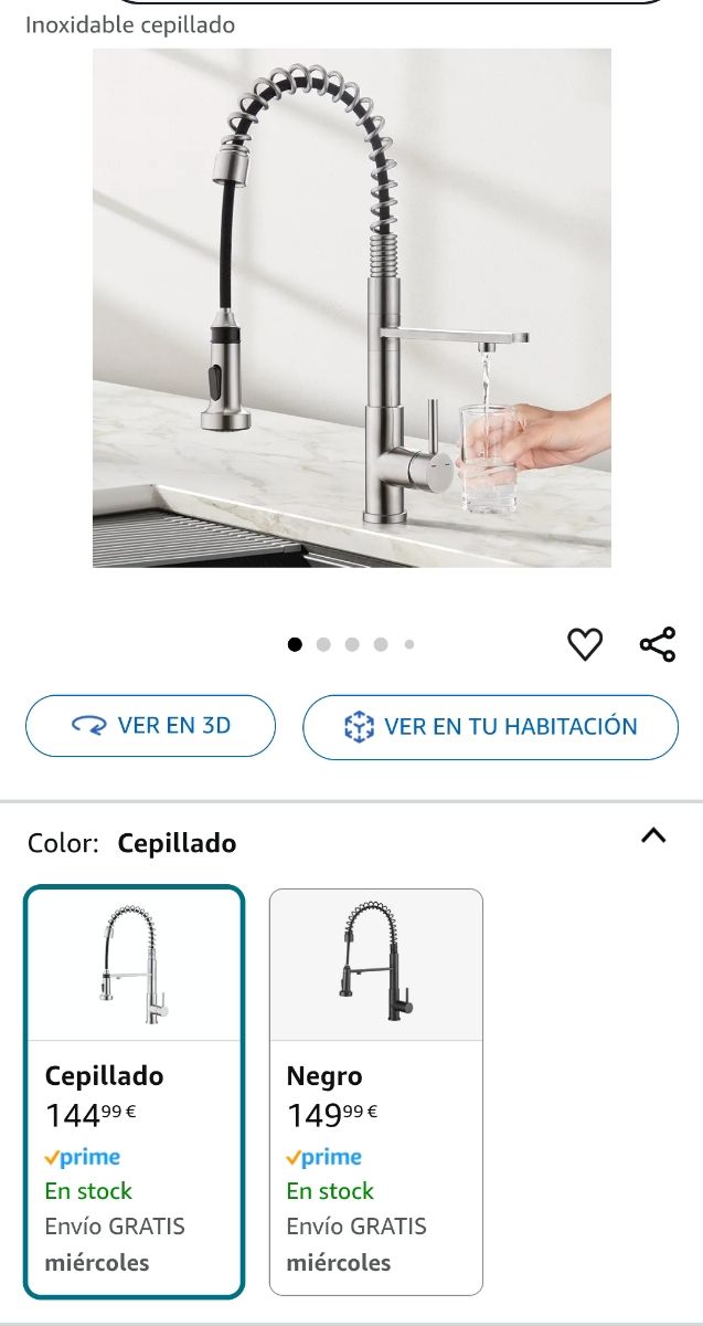 Grifo de cocina con salida de Ósmosis! NUEVO!