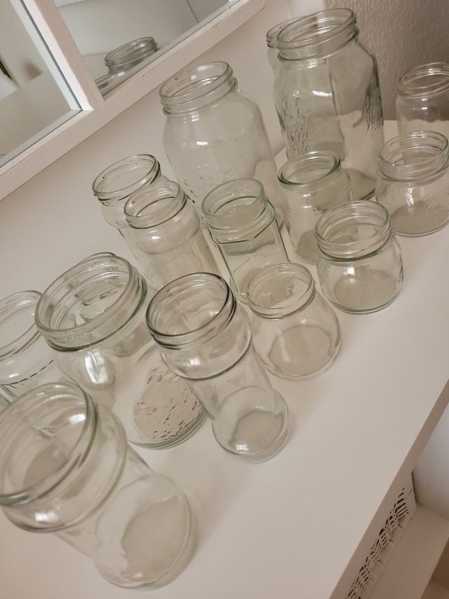 tarros cristal decoración