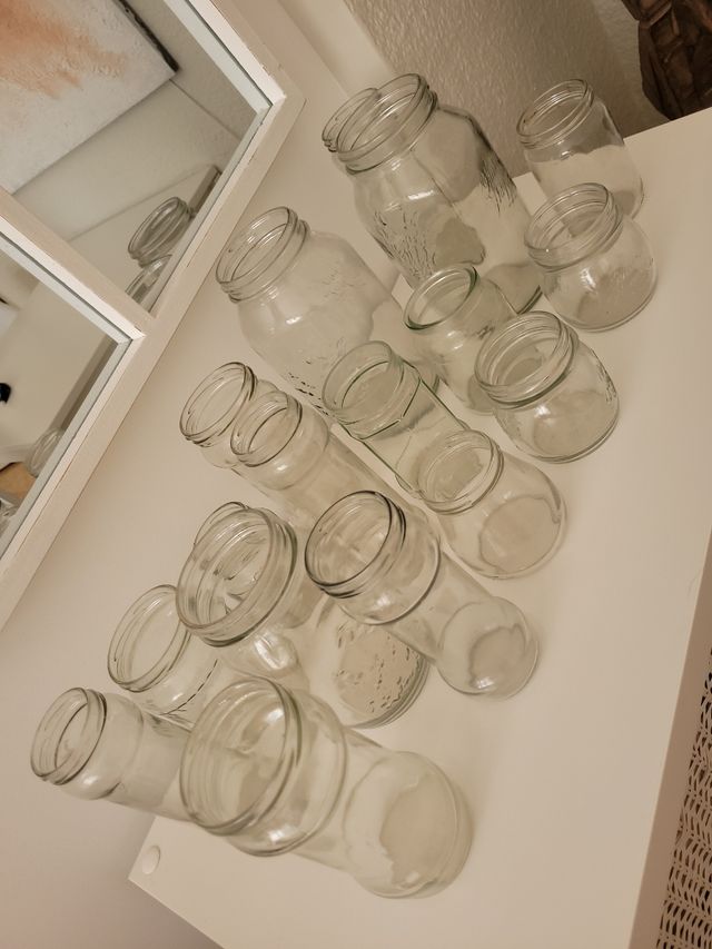 tarros cristal decoración