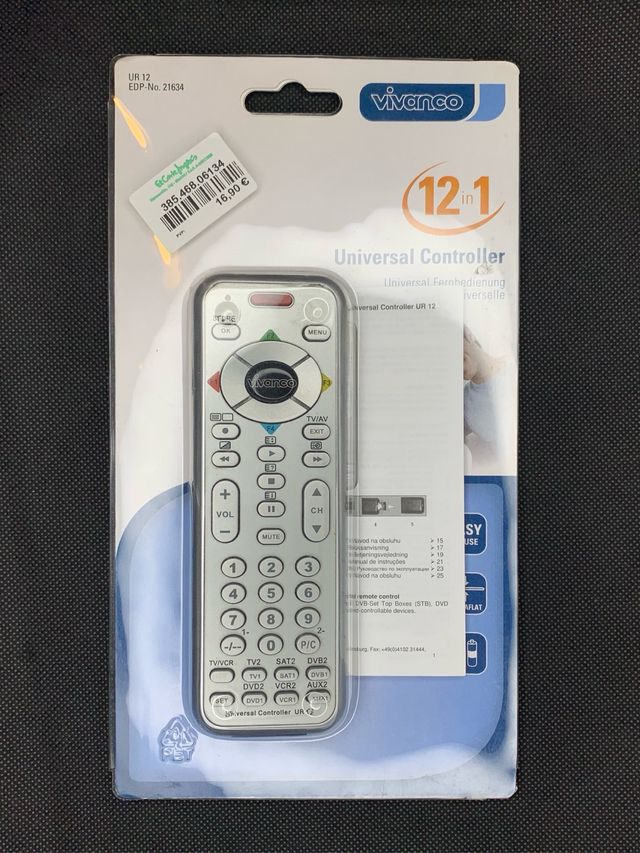 Mando a distancia Universal TV - 12 en 1