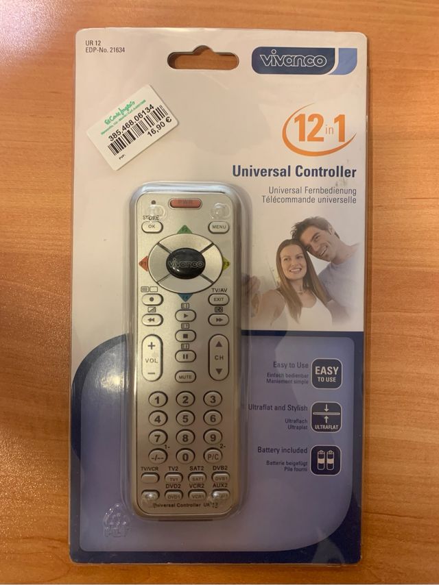Mando a distancia Universal TV - 12 en 1