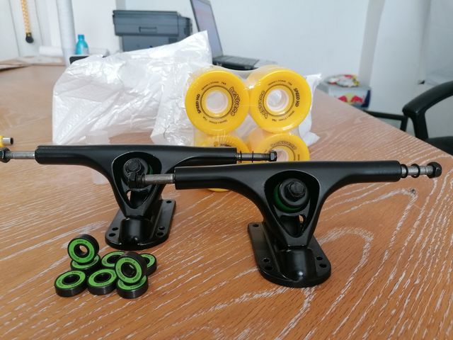 [NUEVO] Pack Ejes, ruedas y rodamientos longboard