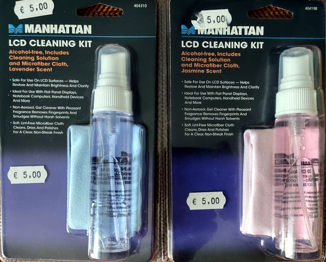MANHATTAN LCD CLEANING KIT - 2 PEZZI -
