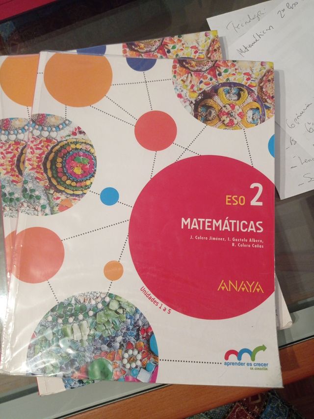 Matemáticas, 2 Eso, Anaya