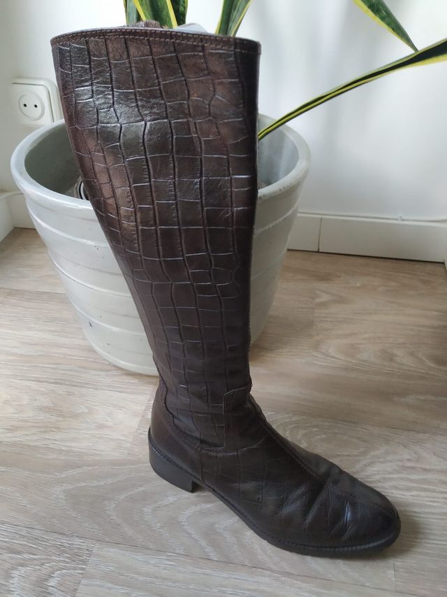 Botas altas de piel (para mujer)