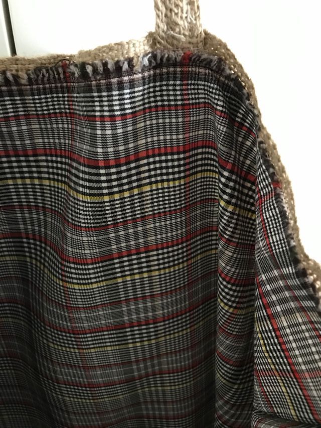 Borsa juta Fantasia "Quadretto"