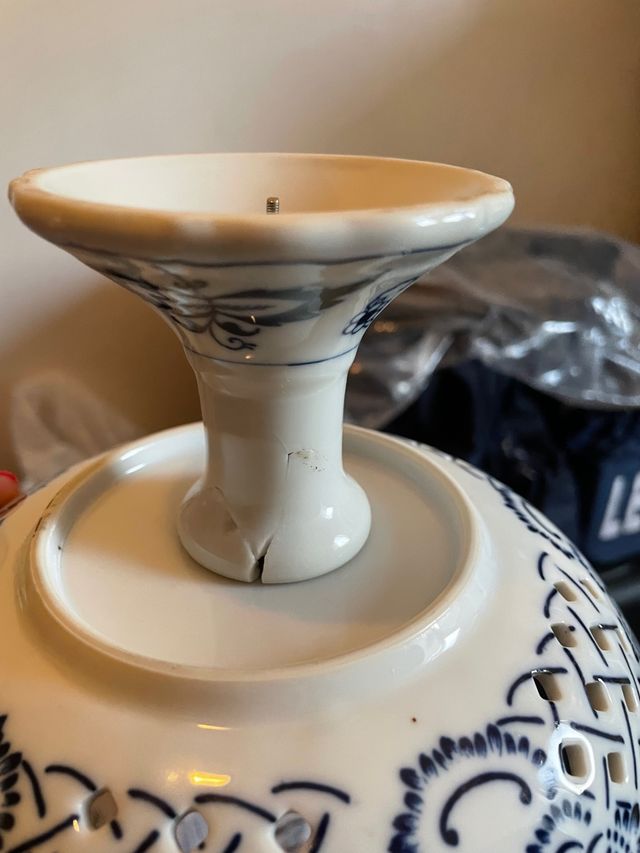 Alzatina in ceramica come da foto