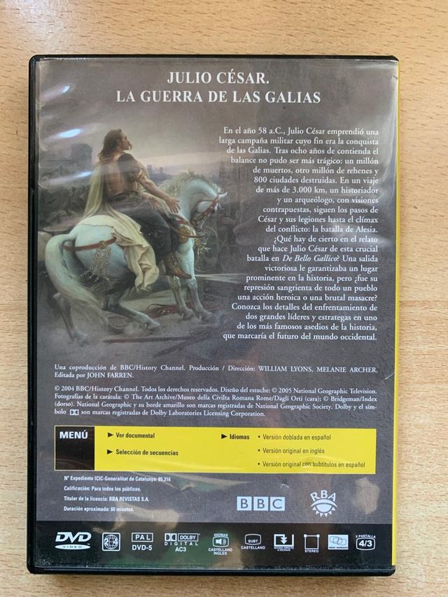 Documentales Tutmosis III y Julio César