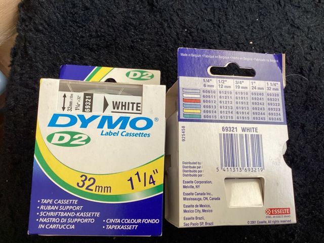 NASTRO CARICATORE DYMO D2 32mm. (nuevo)