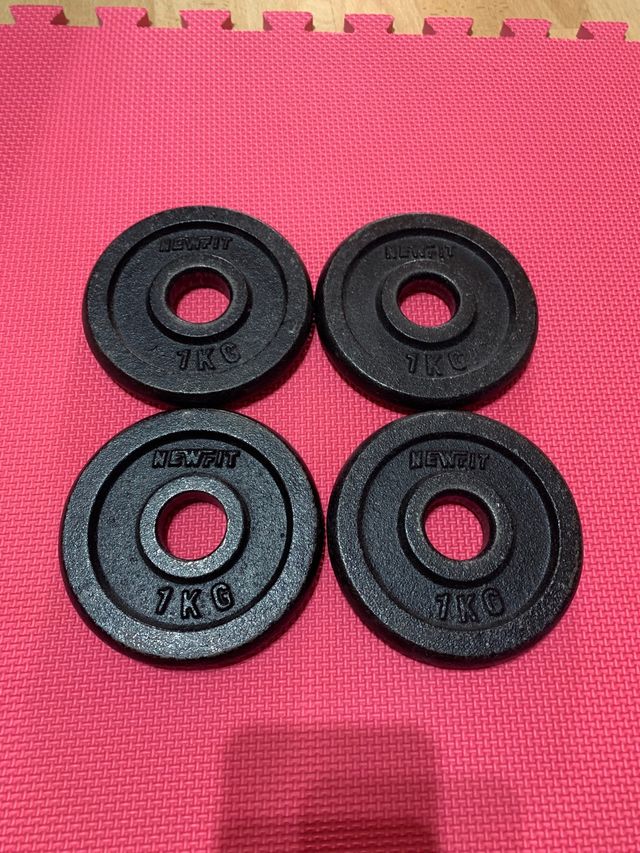 Pack 4 Discos 1Kg cada uno