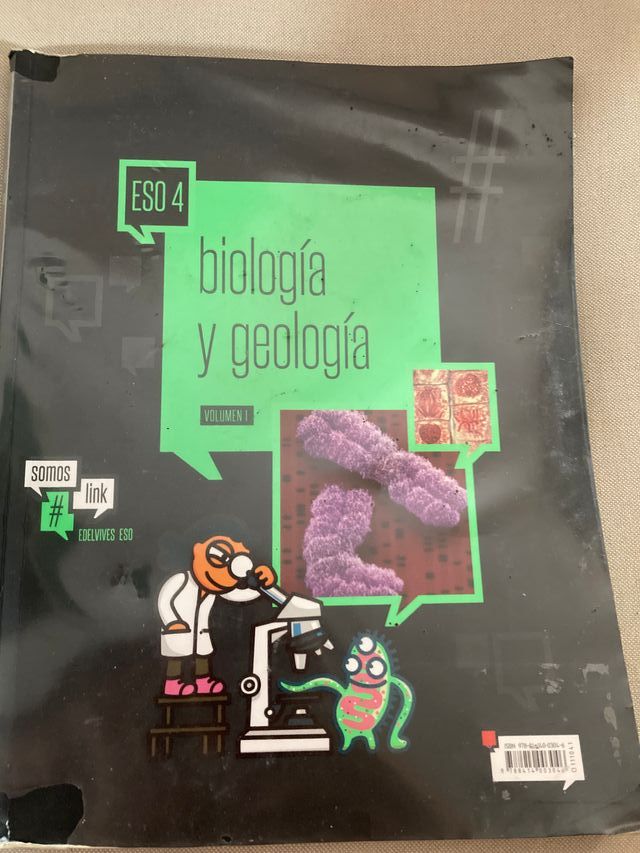 biología y geología 4ESO. Ed: Edelvives
