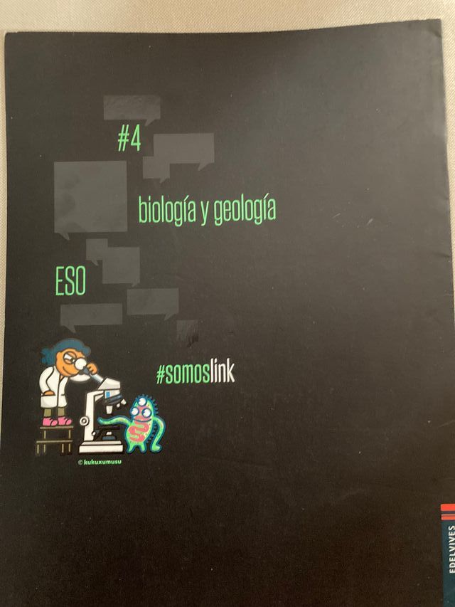 biología y geología 4ESO. Ed: Edelvives
