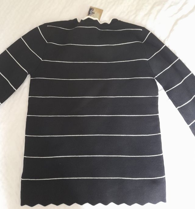 Jersey a rayas negro y blanco