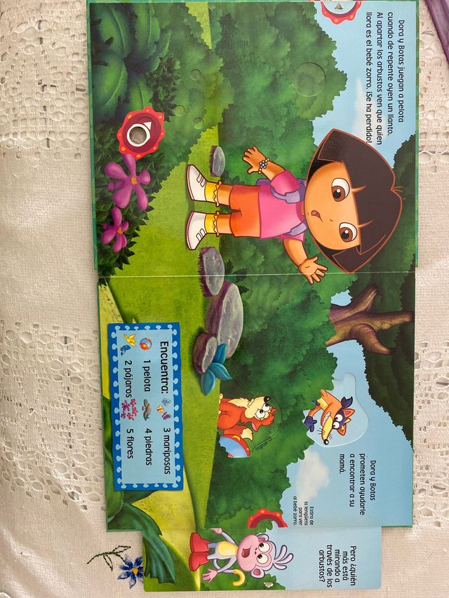 Pack 2 libros interactivos Dora la Exploradora