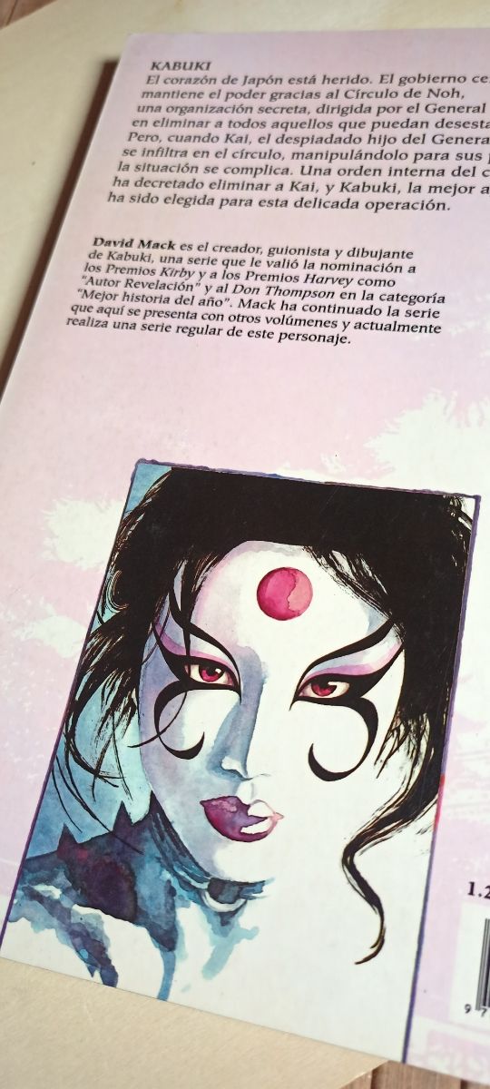 Cómic Kabuki 🇯🇵 Círculo de Sangre 2 🩸