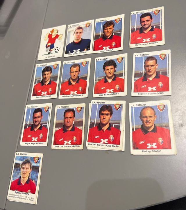 Cromos panini 93-94 sin pegar 