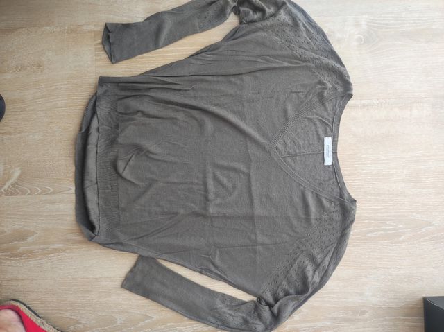 jersey verde caqui Promod. creo talla L