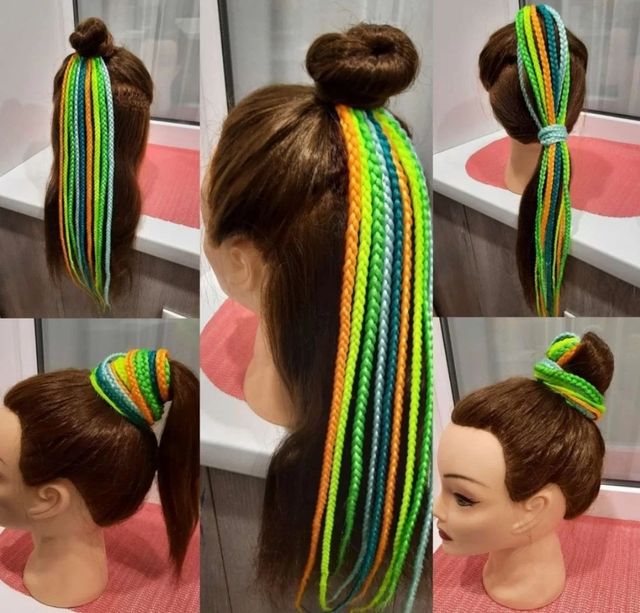 Extensiones de pelo sintético trenzas africanas 