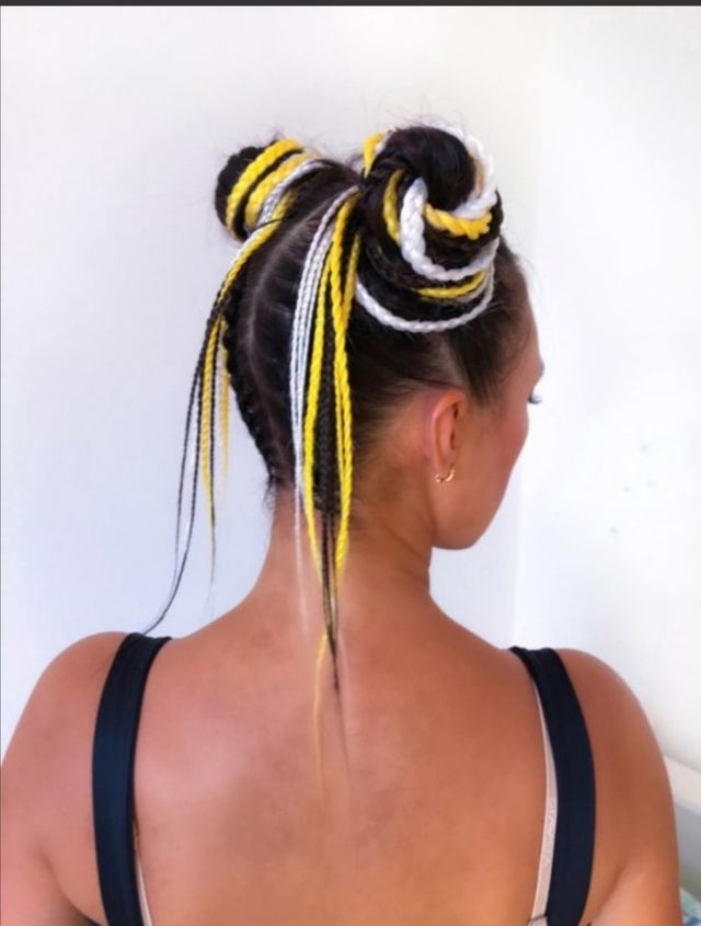 Extensiones de pelo sintético trenzas africanas 