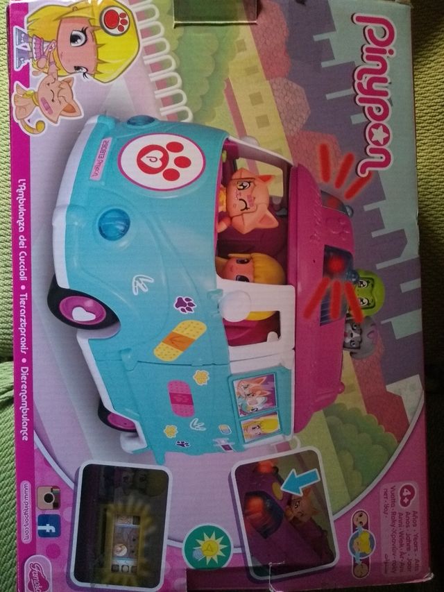 Ambulancia de mascotas pinypon