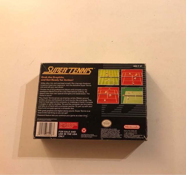 Super tennis COMPLETO  NTSC