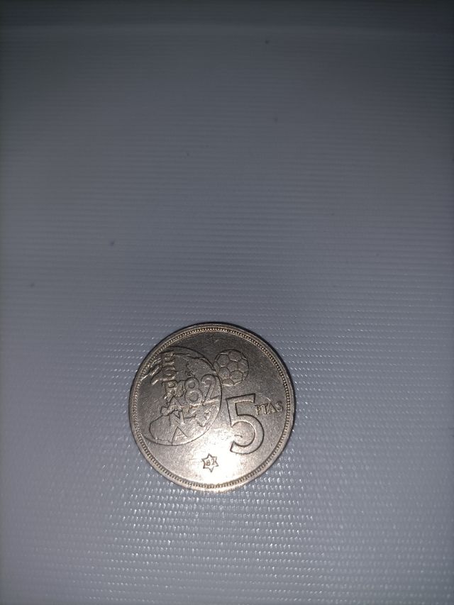 Mundial del 82 (5 pesetas ) año 1980