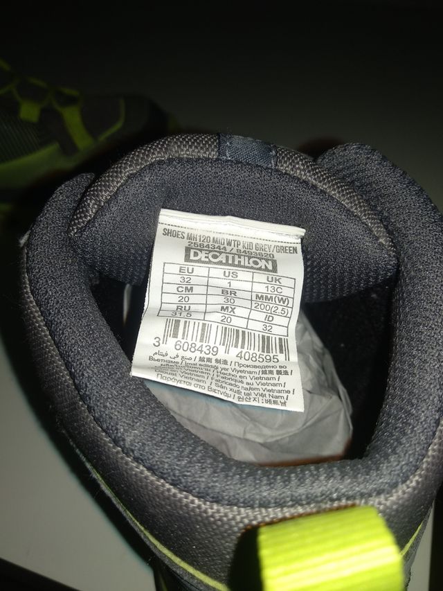 Bota Quechua de montaña