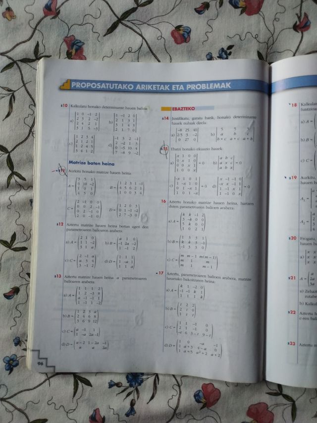 Libro de Matematika II Batxilergoa 2