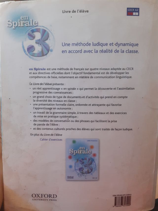 Libro de Francés de 3°ESO