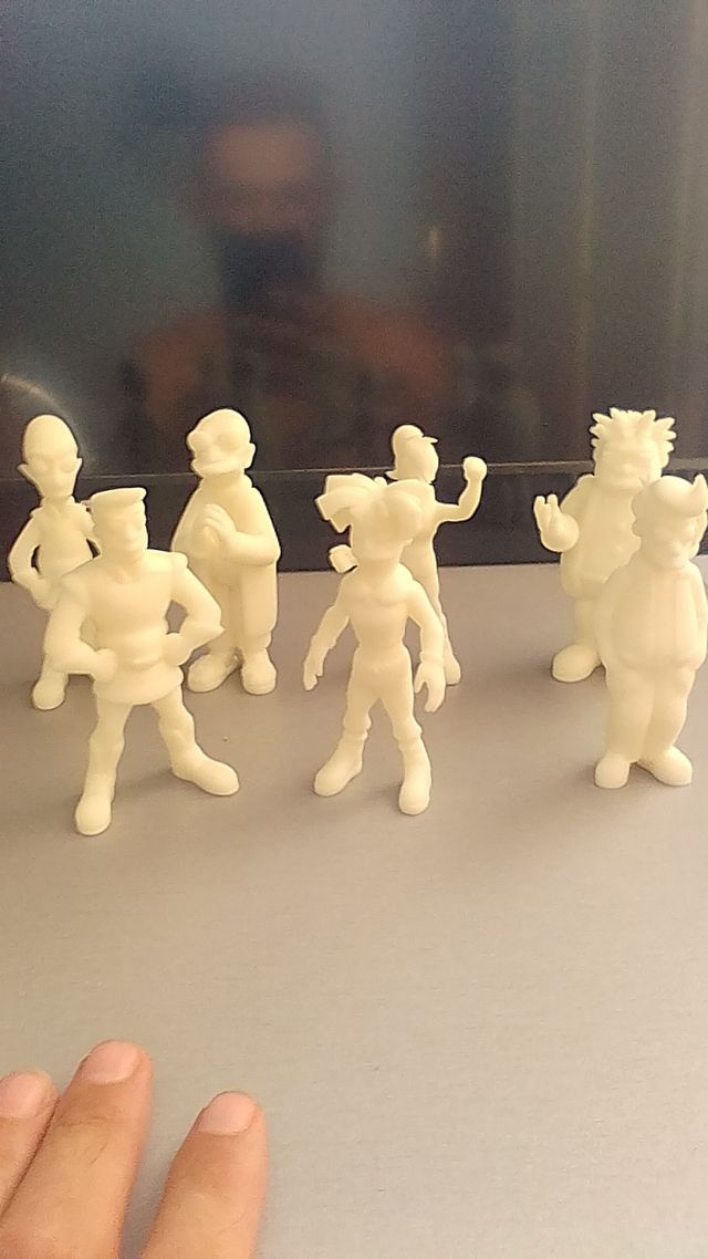 Figuras de resina para colorear