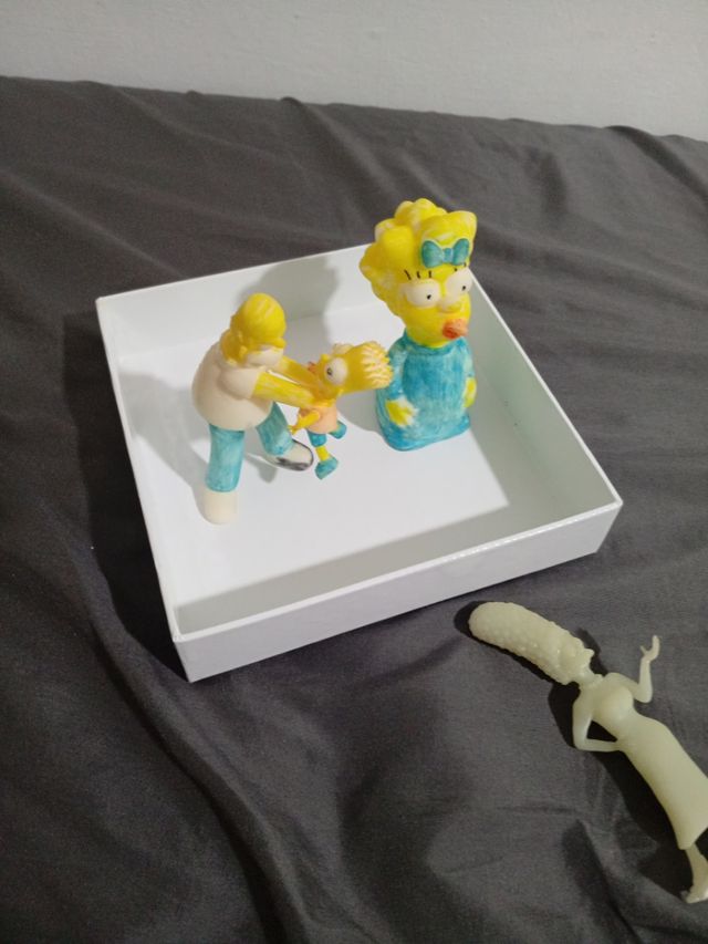 Figuras de resina para colorear