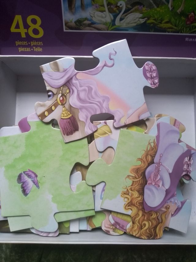 Rompecabezas de castillo de cuentos de hadas