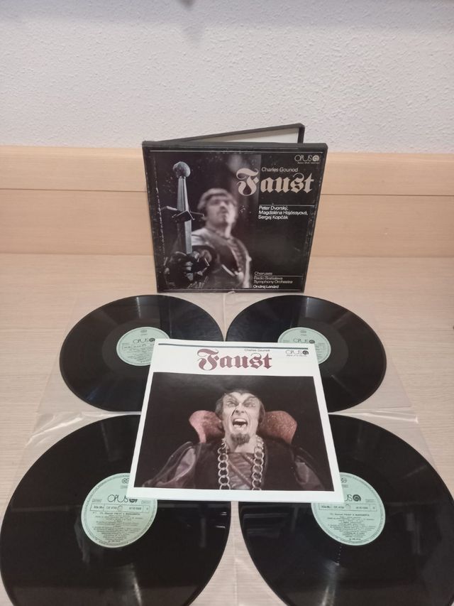Charles Gounod: Faust A Margáreta Cofre 4 vinilos 