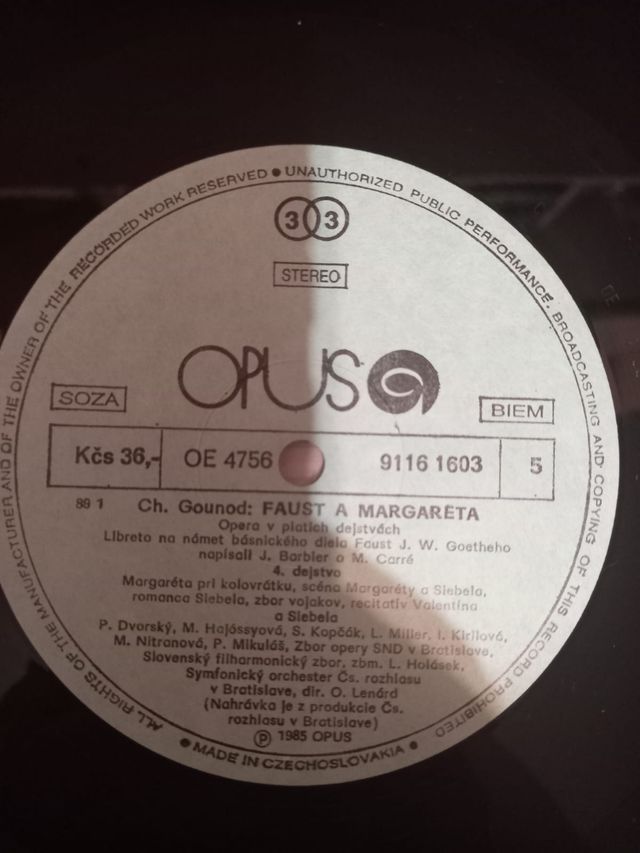 Charles Gounod: Faust A Margáreta Cofre 4 vinilos 