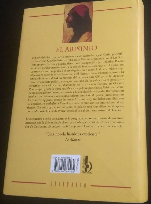 'El abisinio', de Jean-Christophe Rufin