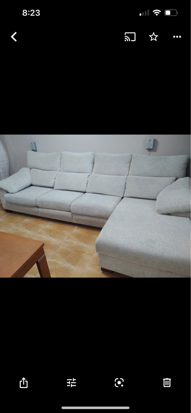 sofa Cheslong tela anti manchas