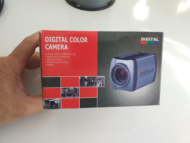 Cámara color CCTV zoom 36x