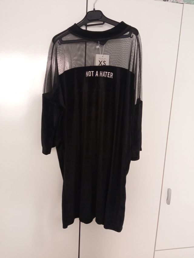 camiseta _vestido negro