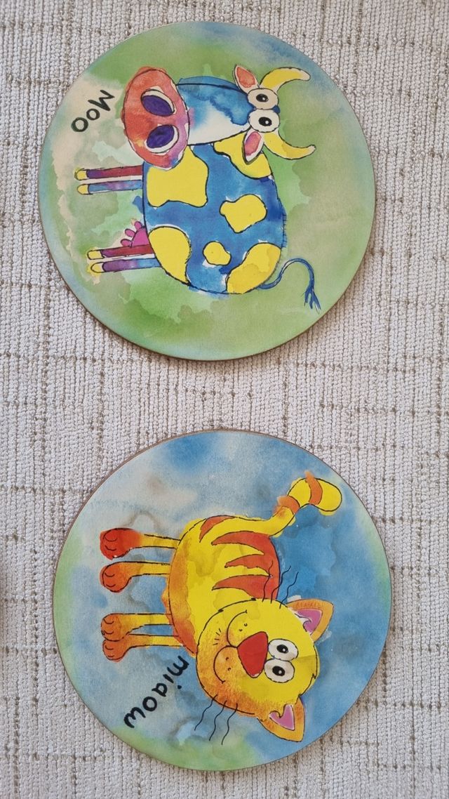 posavasos grandes o cuadros infantiles