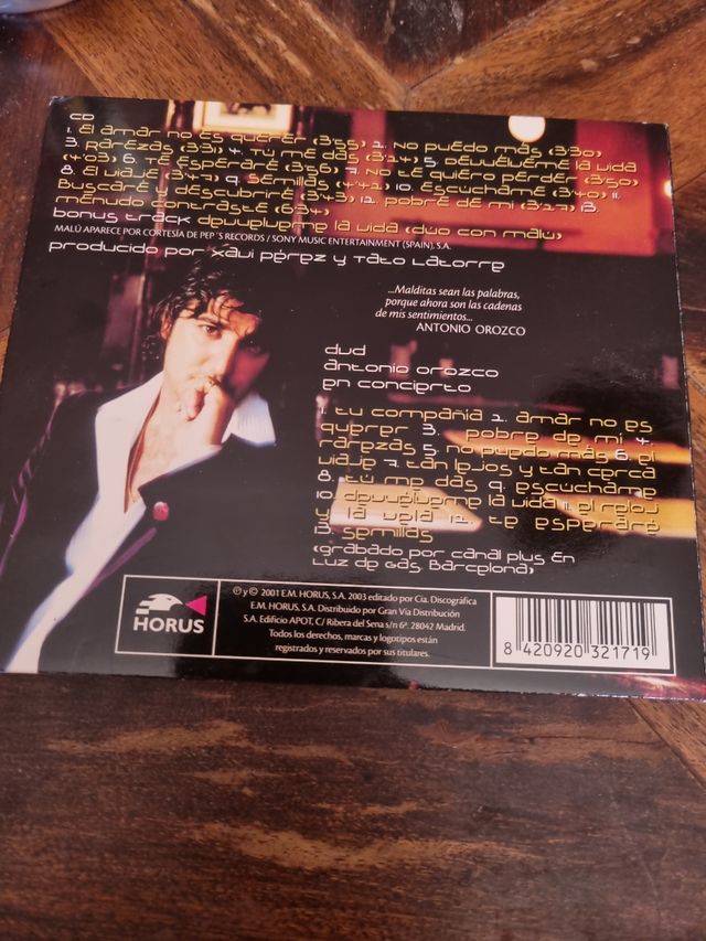 2 CD Antonio Orozco