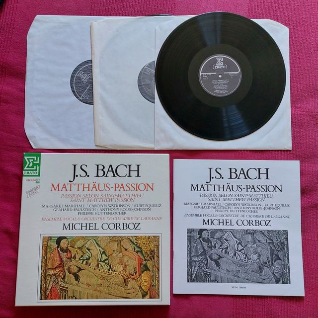 Lote vinilos de J.s Bach