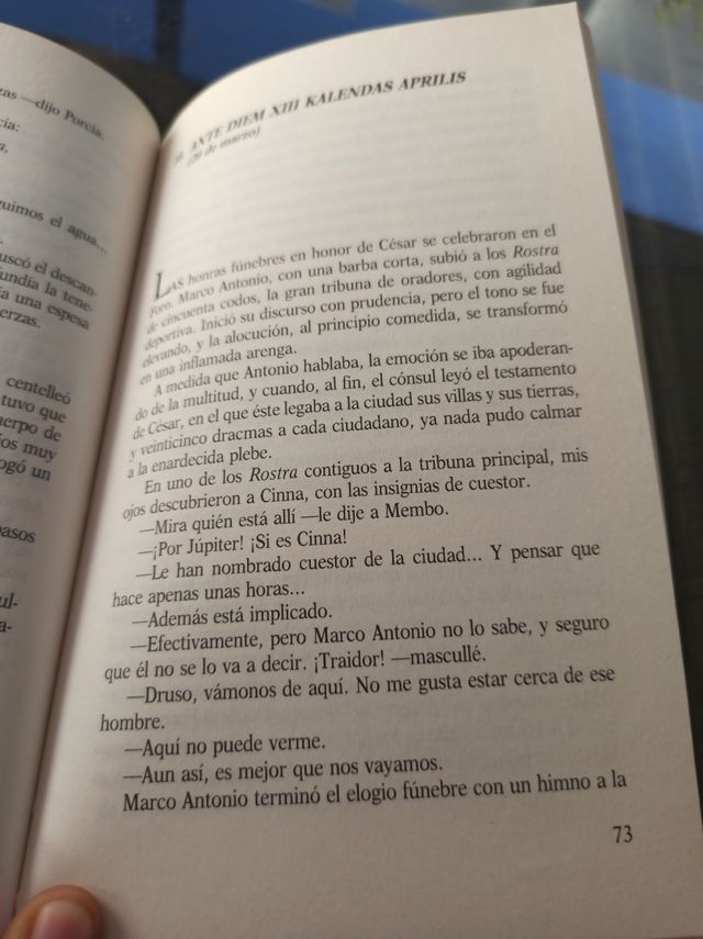 Libro Guárdate de los Idus.