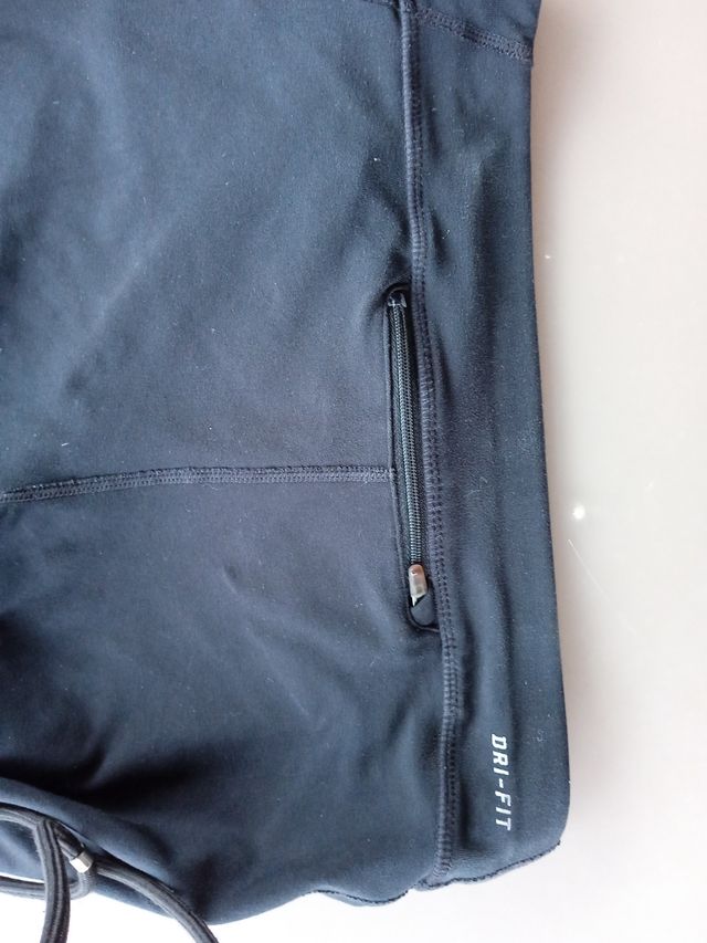 Malla Running Nike negras T M Mujer