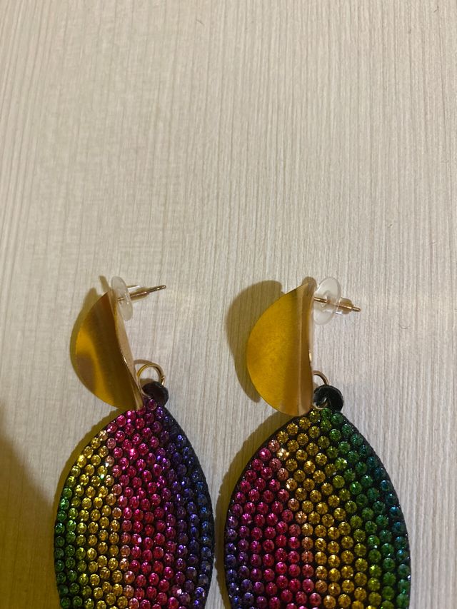 Pendientes multicolor