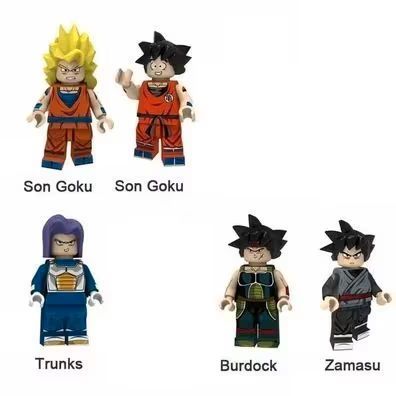 Figuras d'As bólas máxicas compatíbeis con Legos